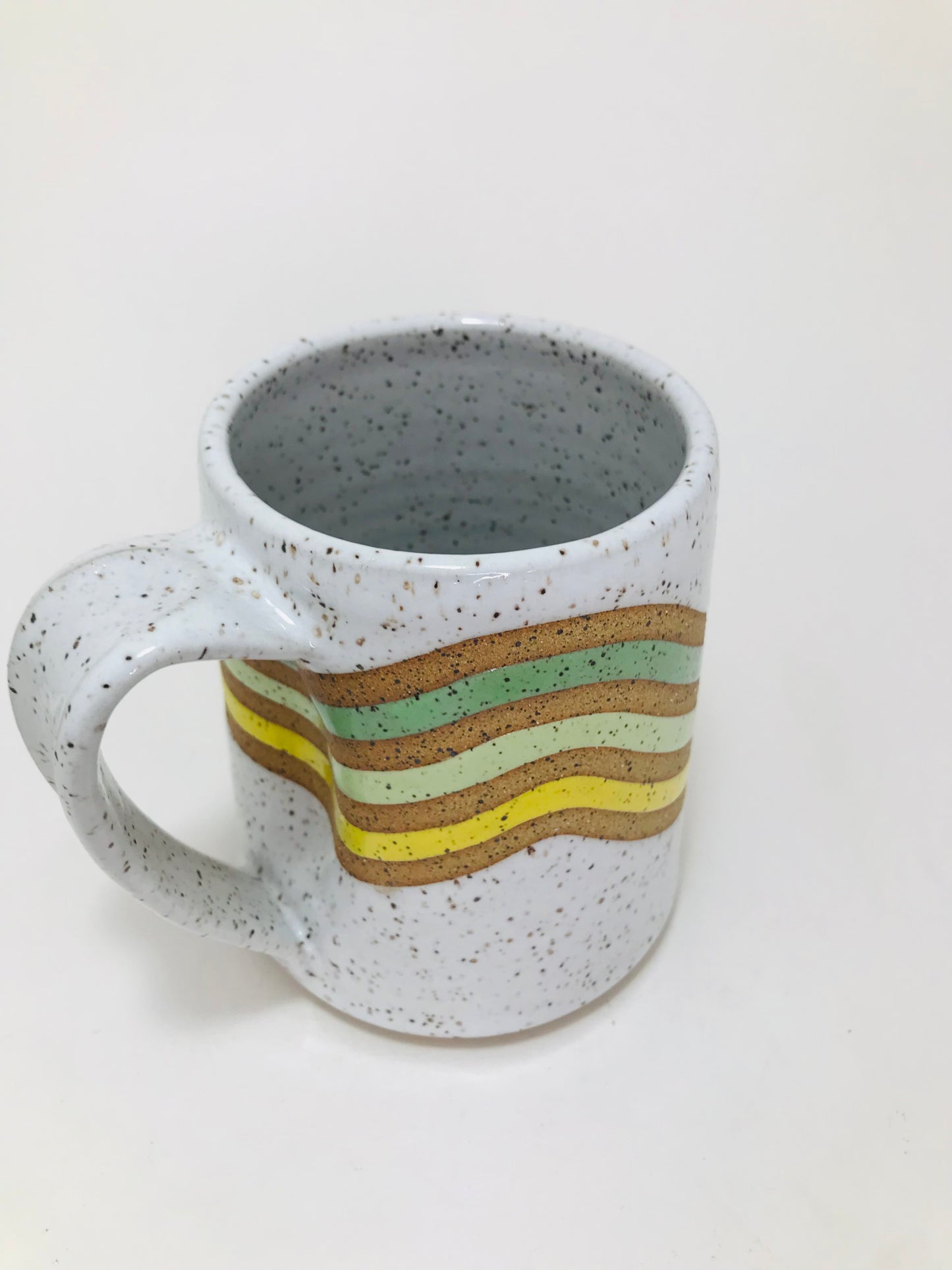 Large colored lines mug #100