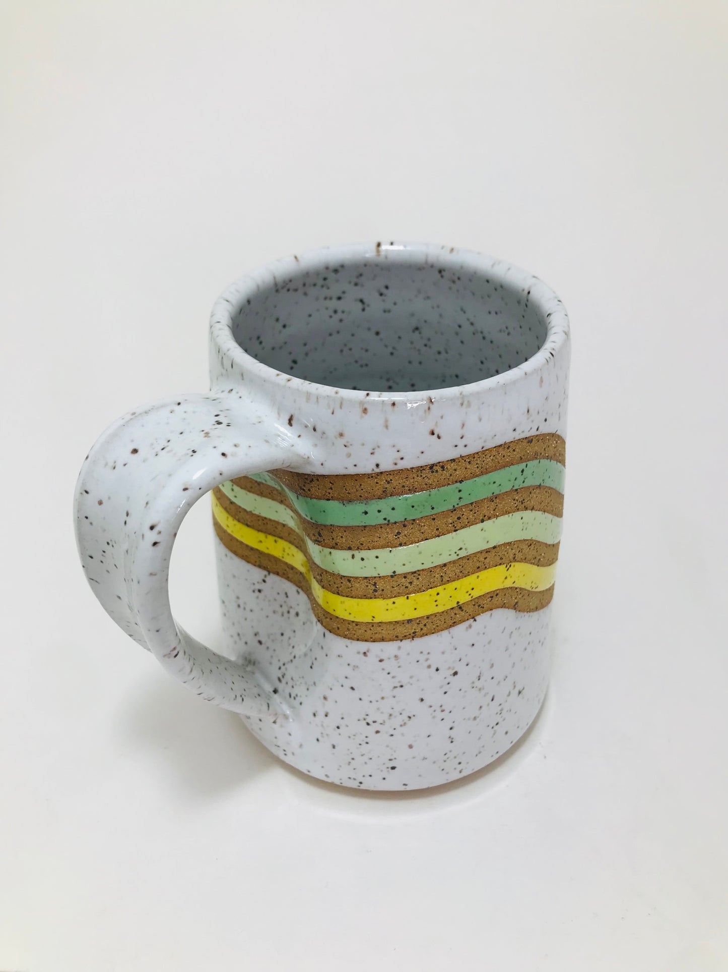 Large colored lines mug #96