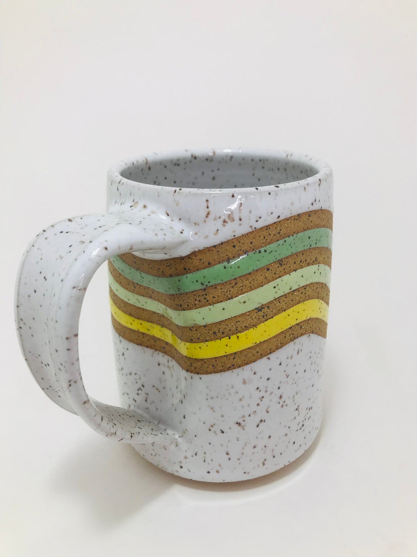 Large colored lines mug #94