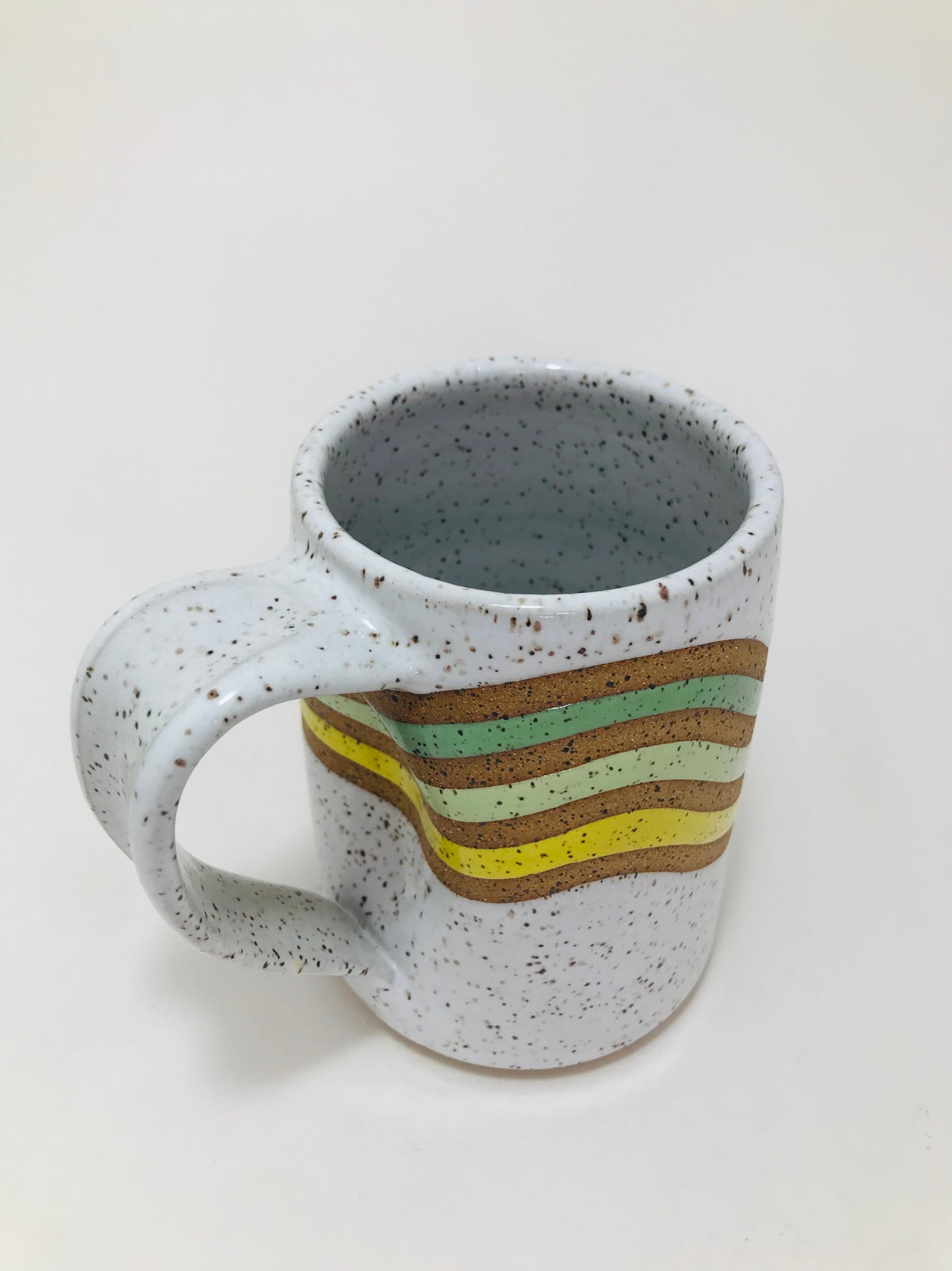 Large colored lines mug #97
