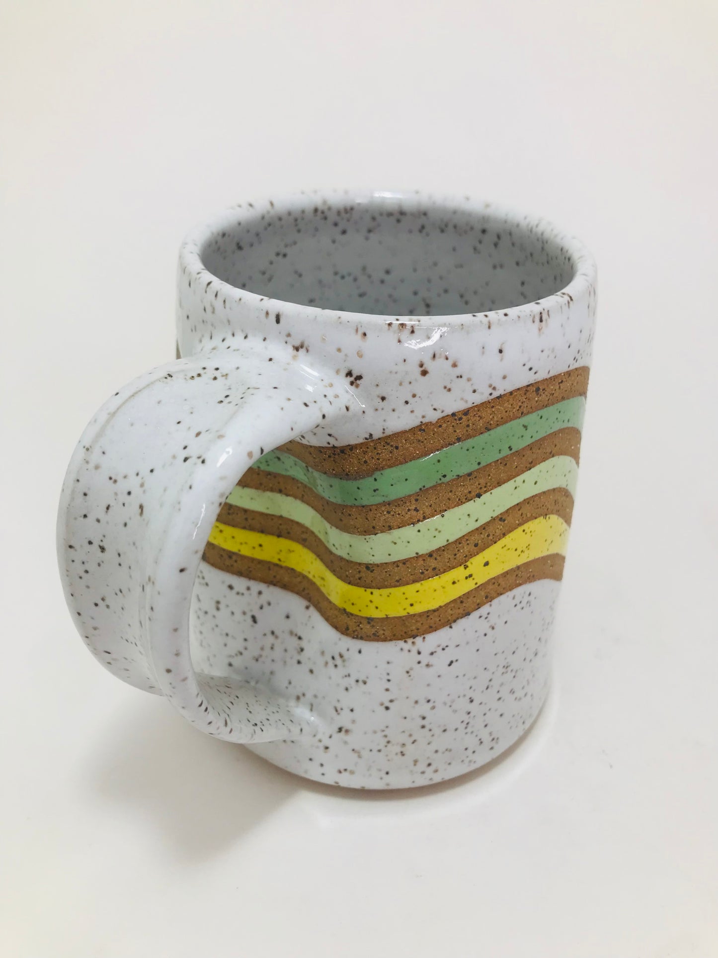 Large colored lines mug #95
