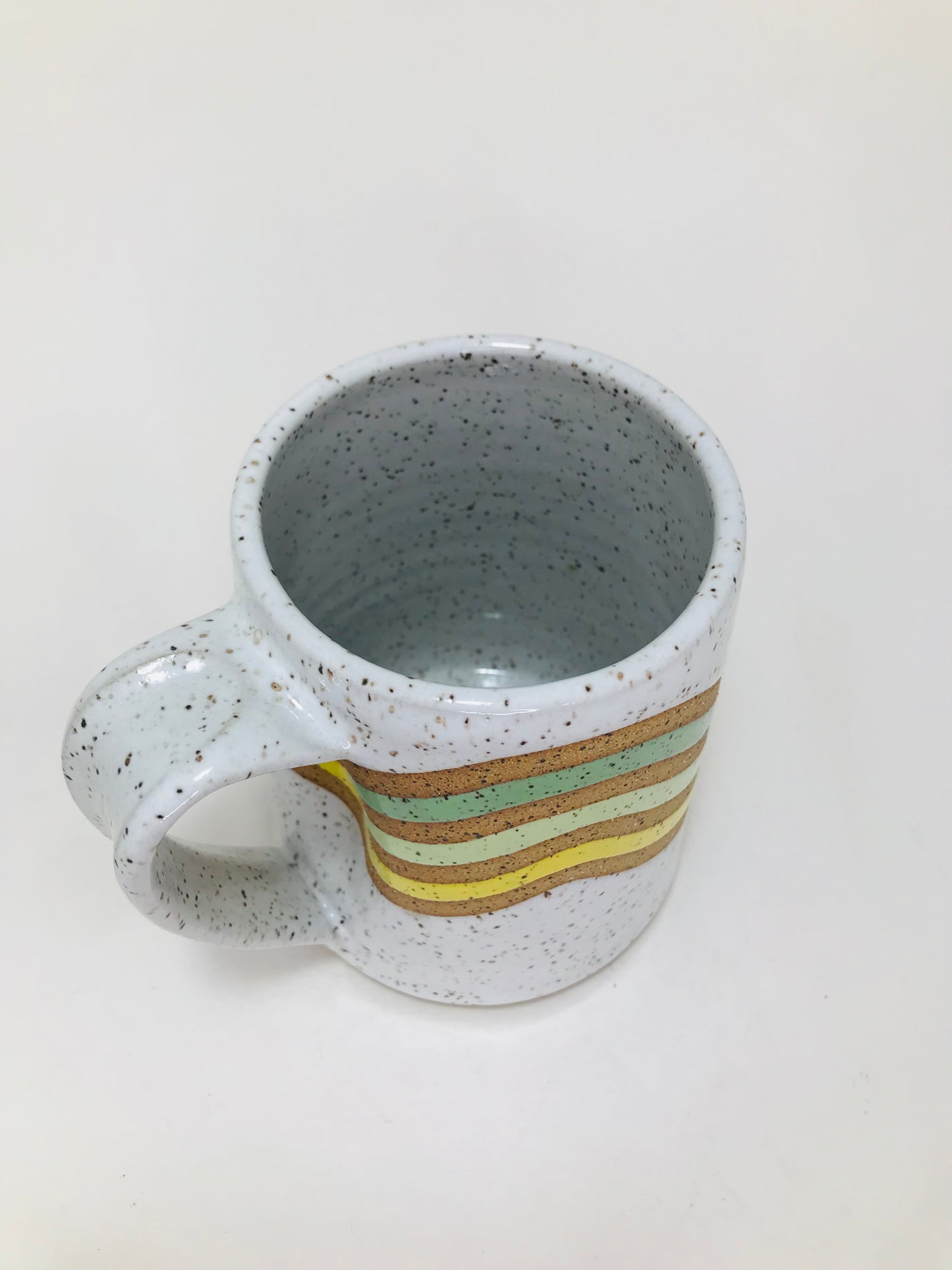 Large colored lines mug #100