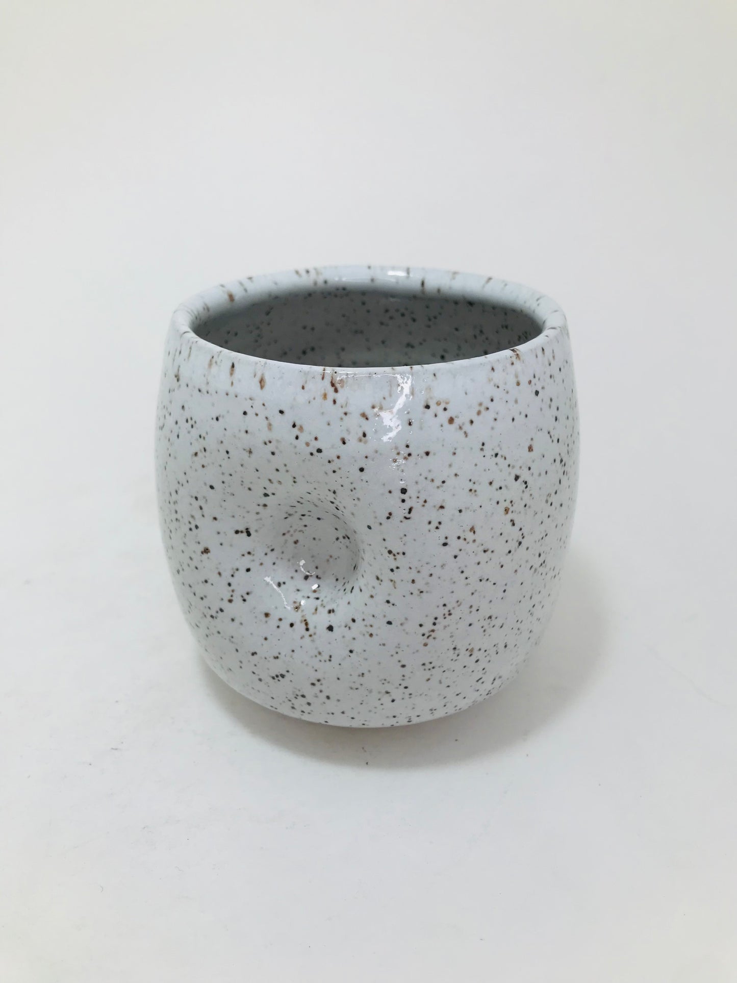 Speckled White Thumb Cup #110