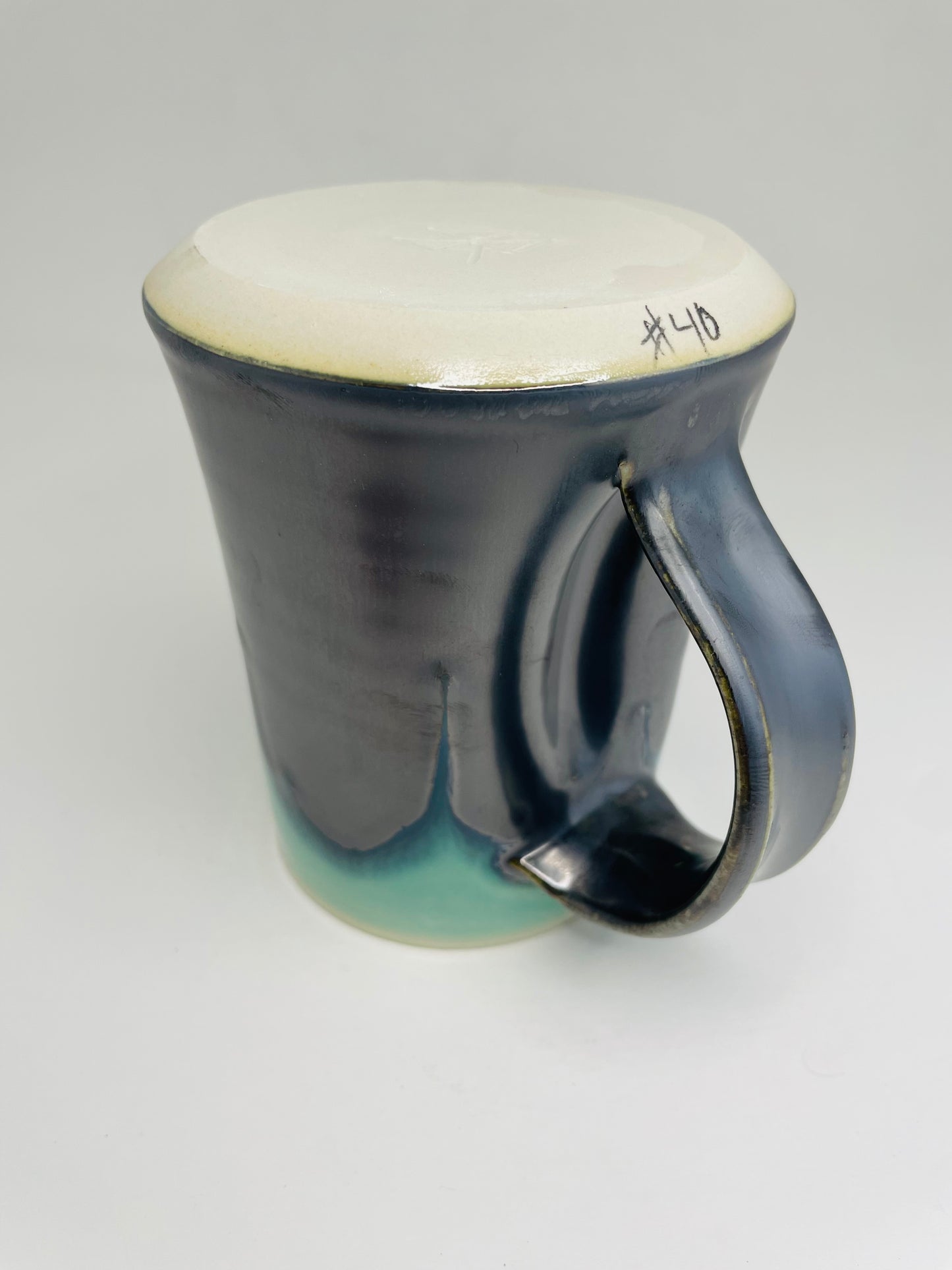 Water Over Metal Mug