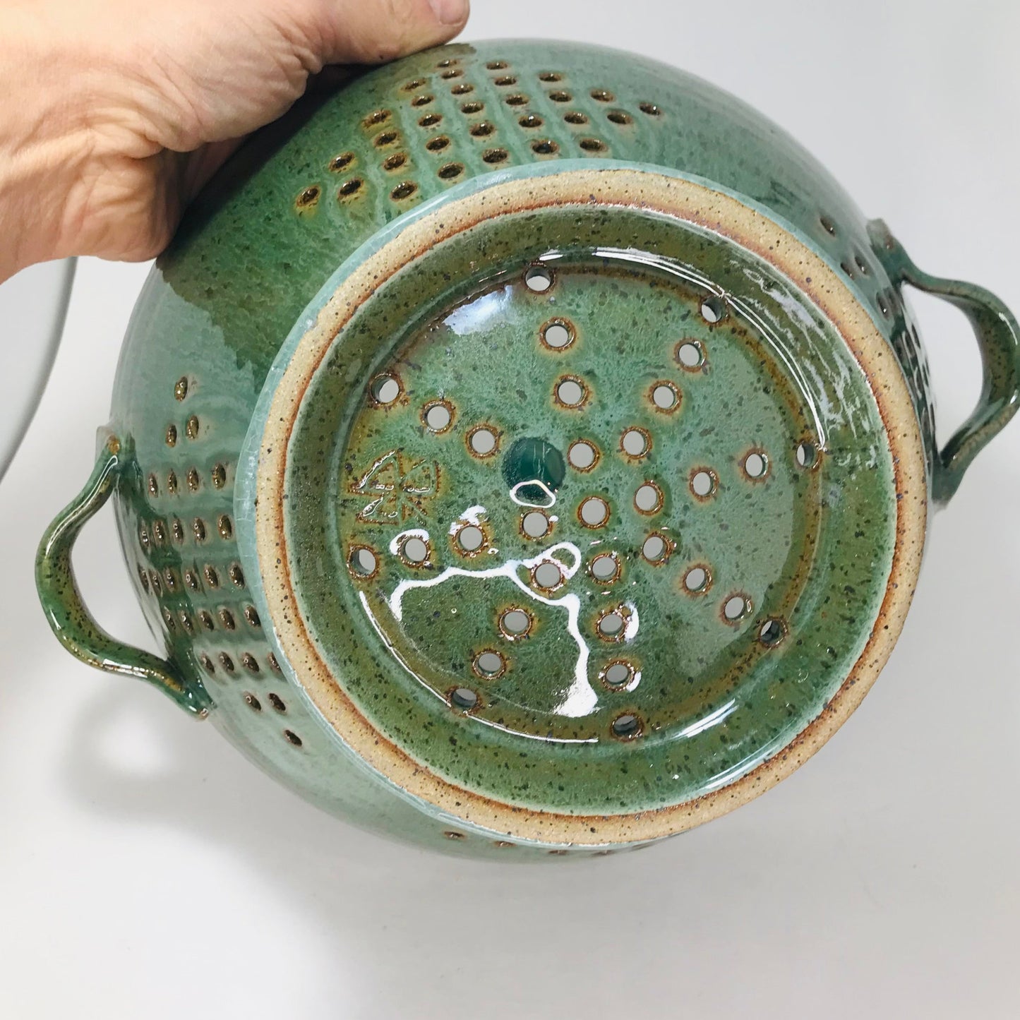 Large Green Colander #76