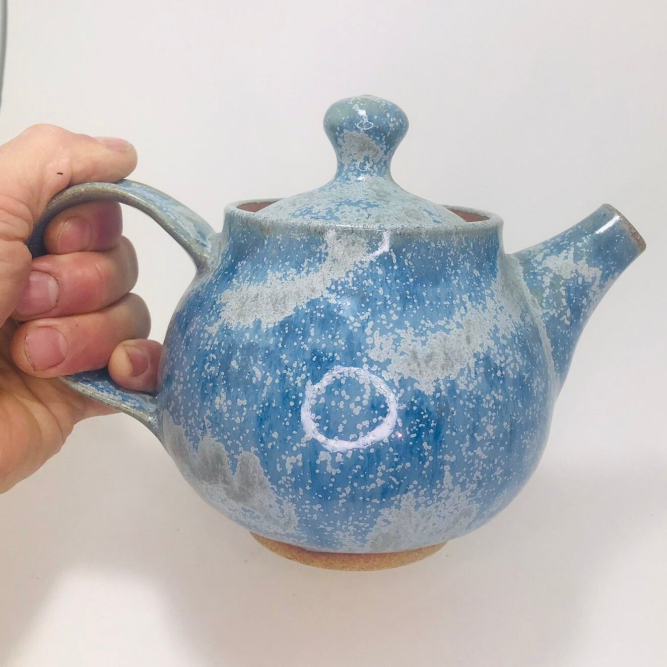 Ice Blue Tea Pot #65