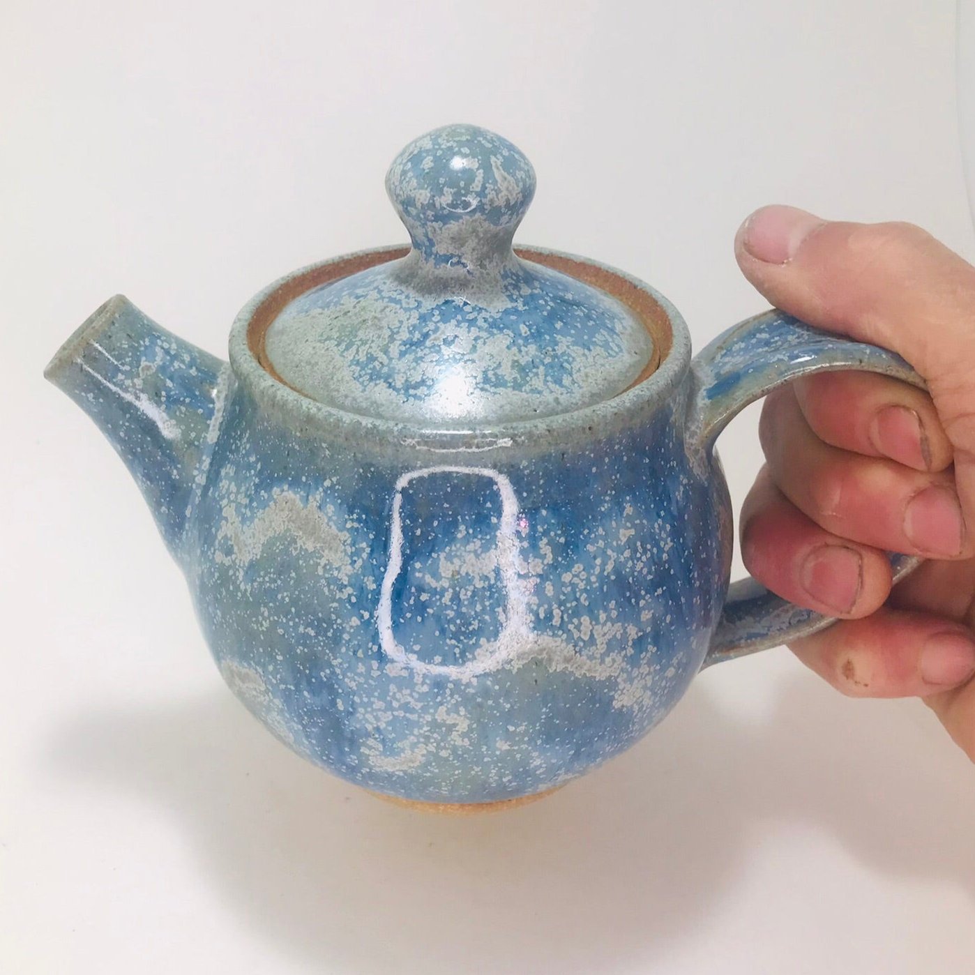 Ice Blue Tea Pot #67