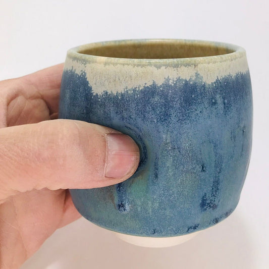 Blue Stone Thumb Cup #35