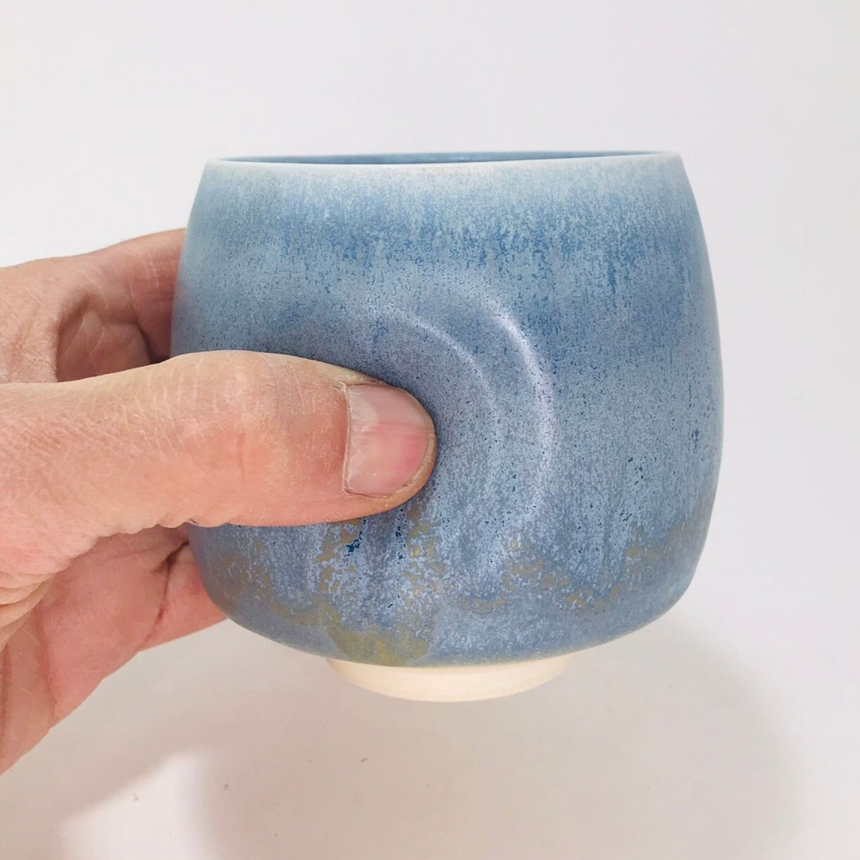 Ice Blue Thumb Cup #51