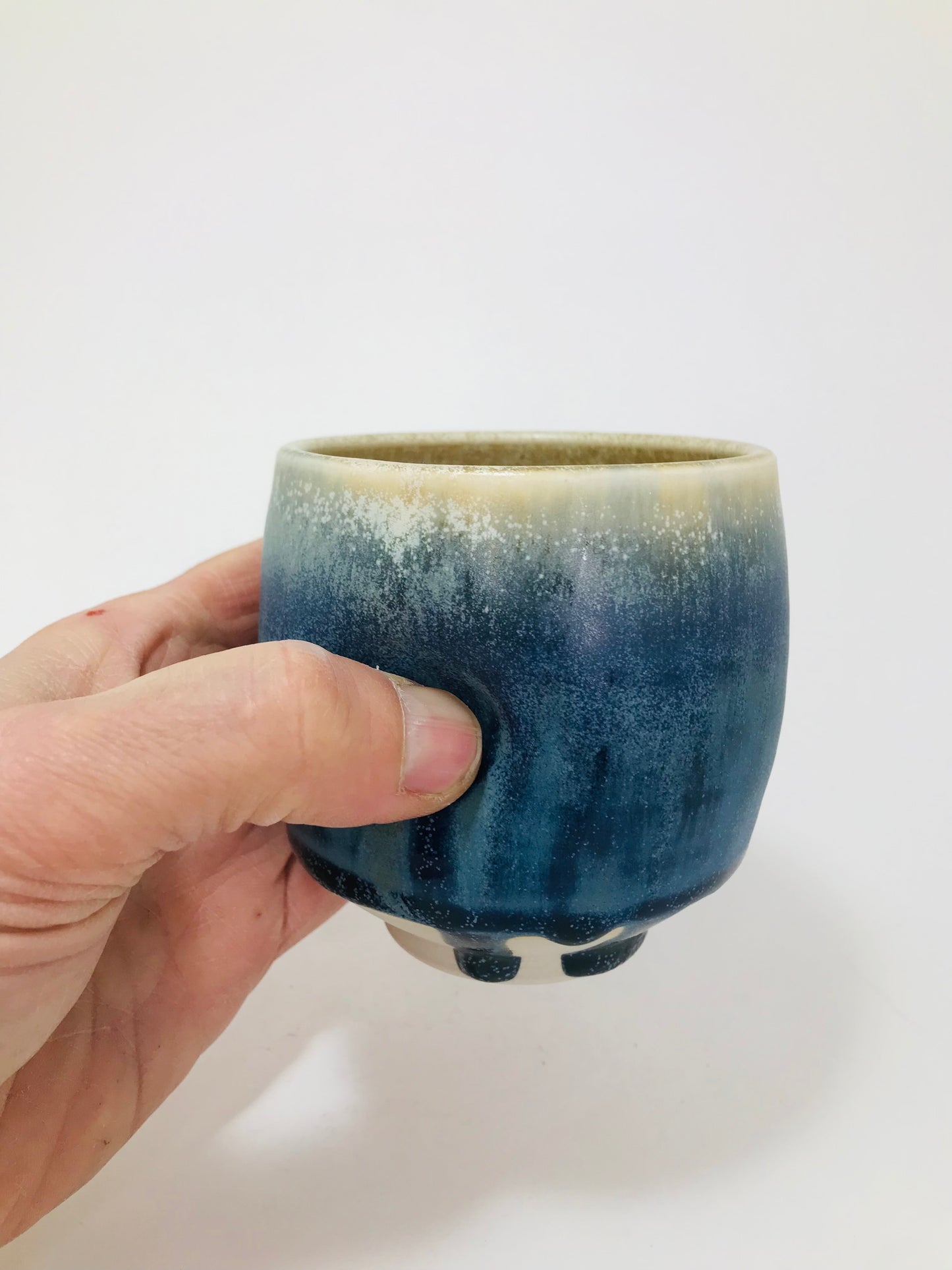 Blue Stone Thumb Cup #111