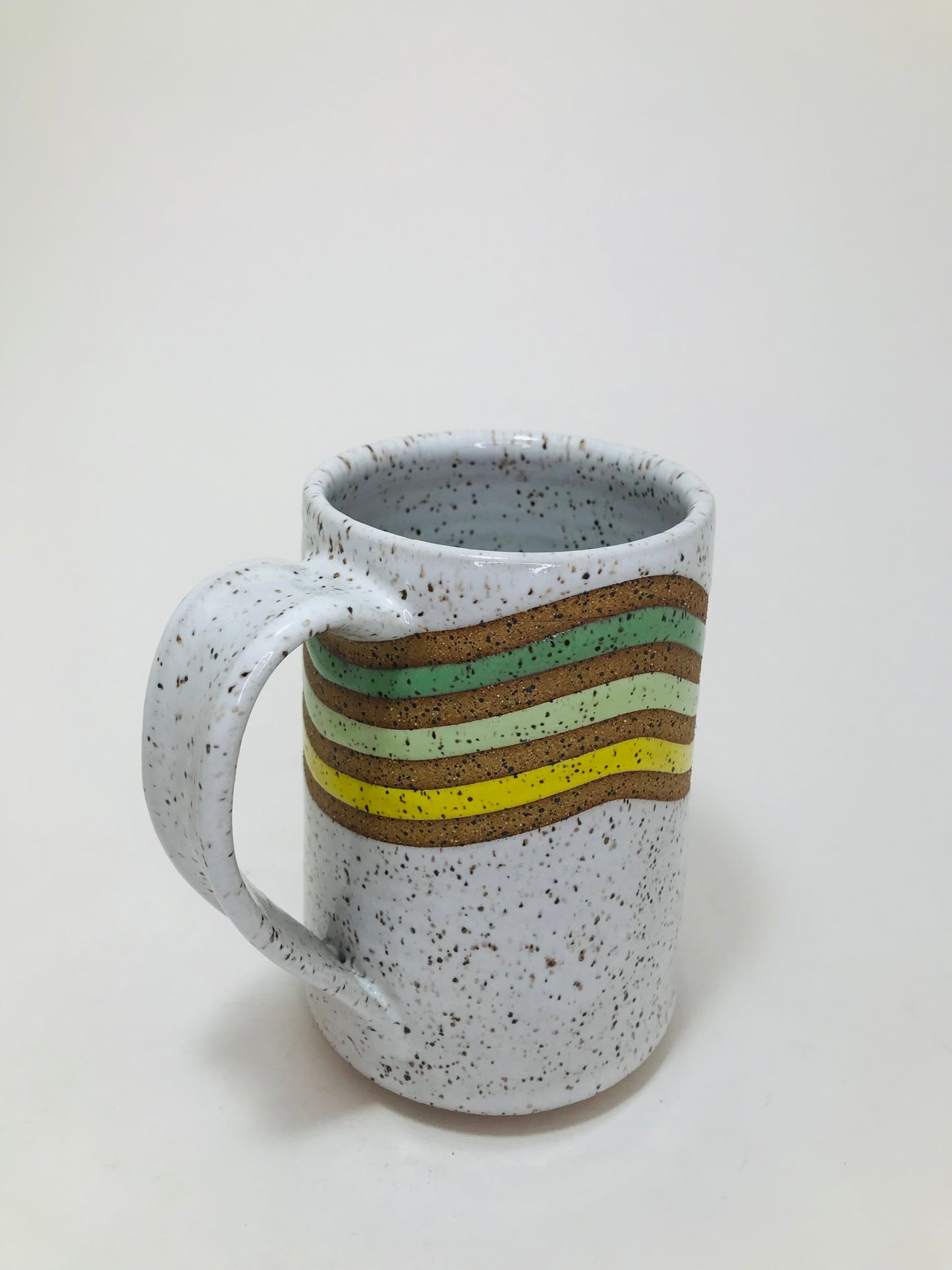 Large colored lines mug #99