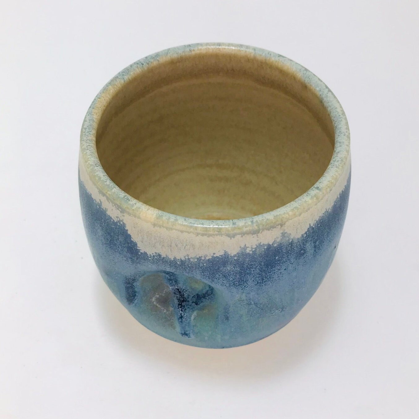 Blue Stone Thumb Cup #35