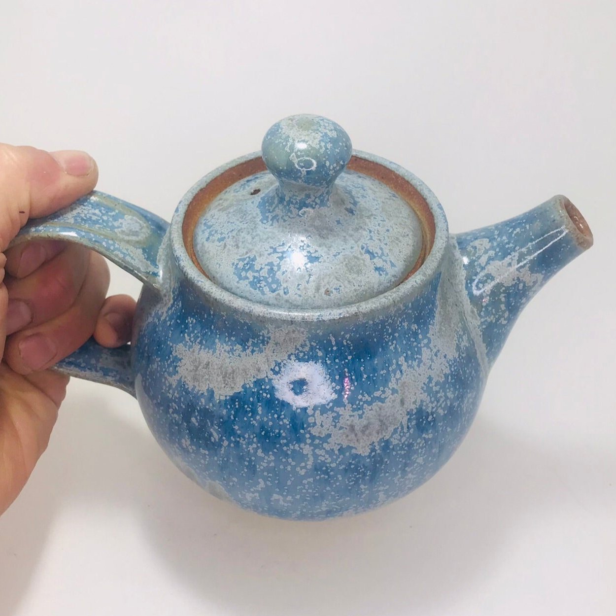 Ice Blue Tea Pot #65