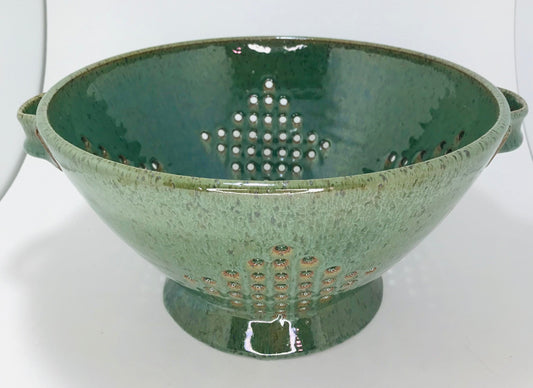 Large Green Colander #76