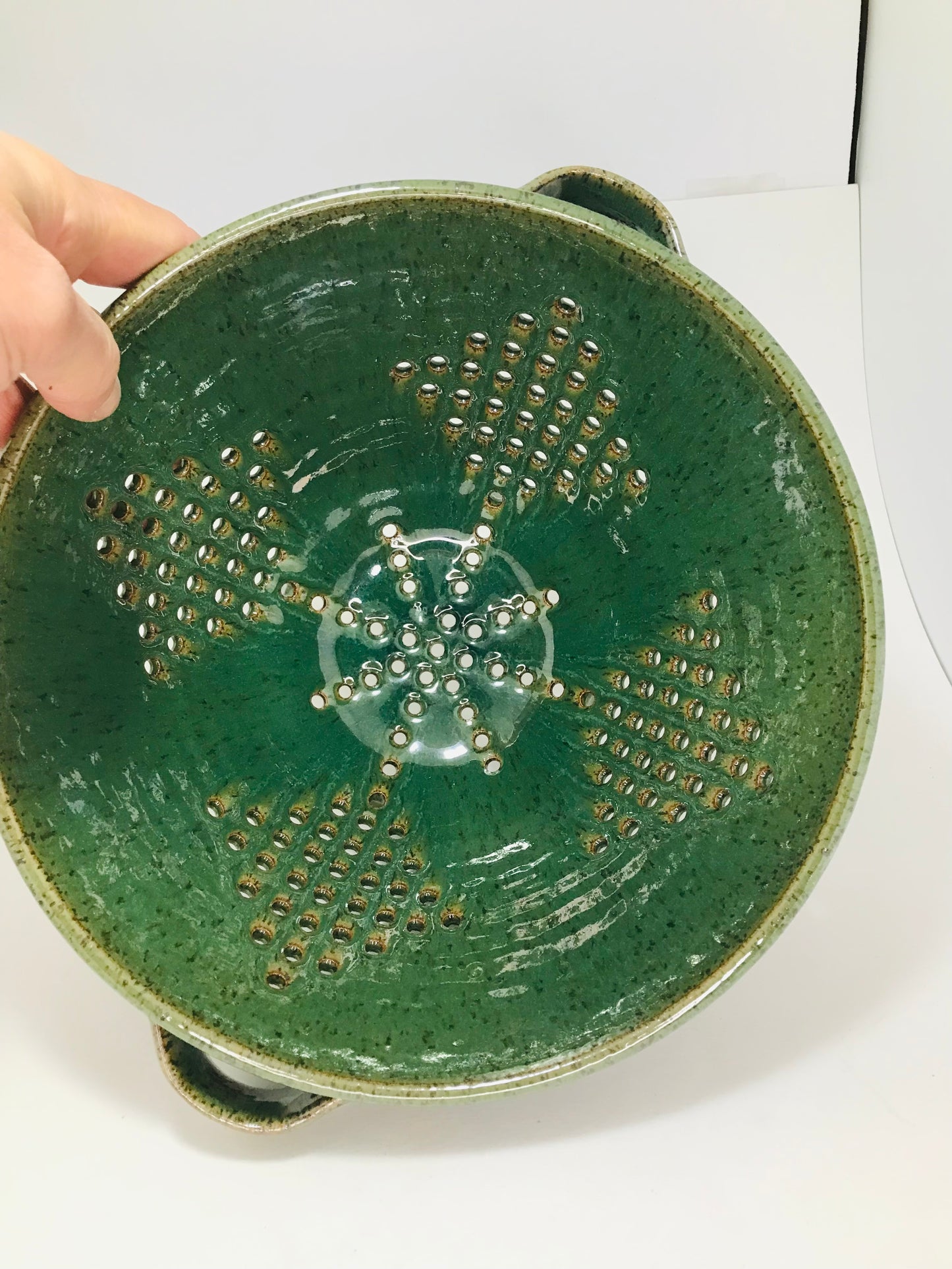 Large Green Colander #76