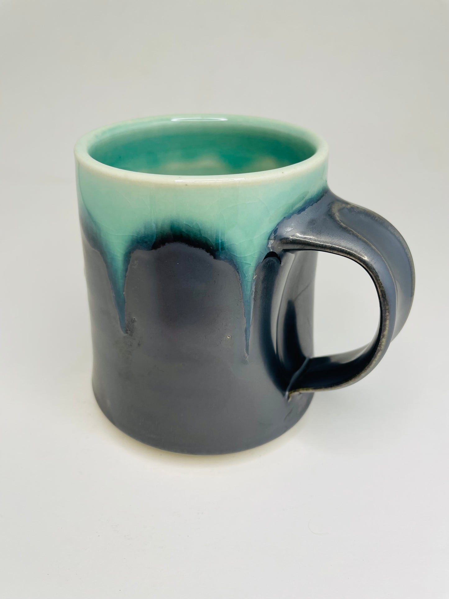 Water Over Metal Mug
