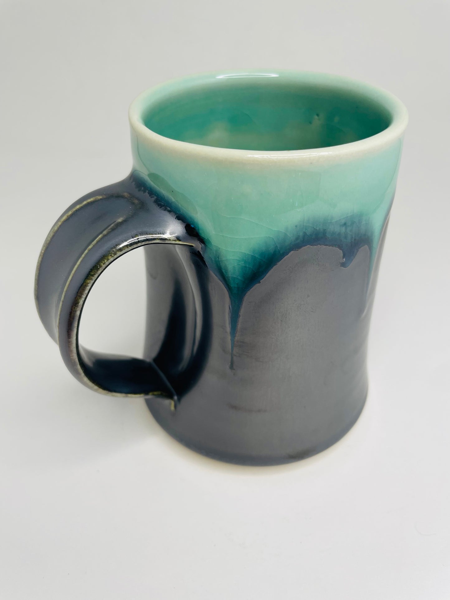 Water Over Metal Mug