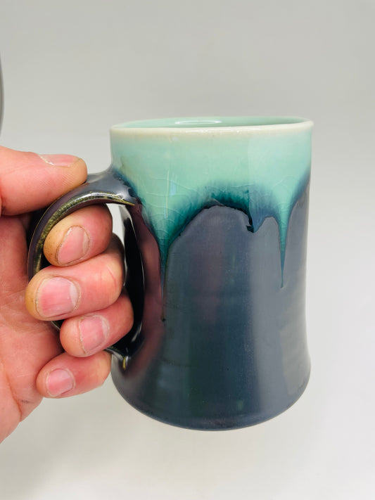 Water Over Metal Mug