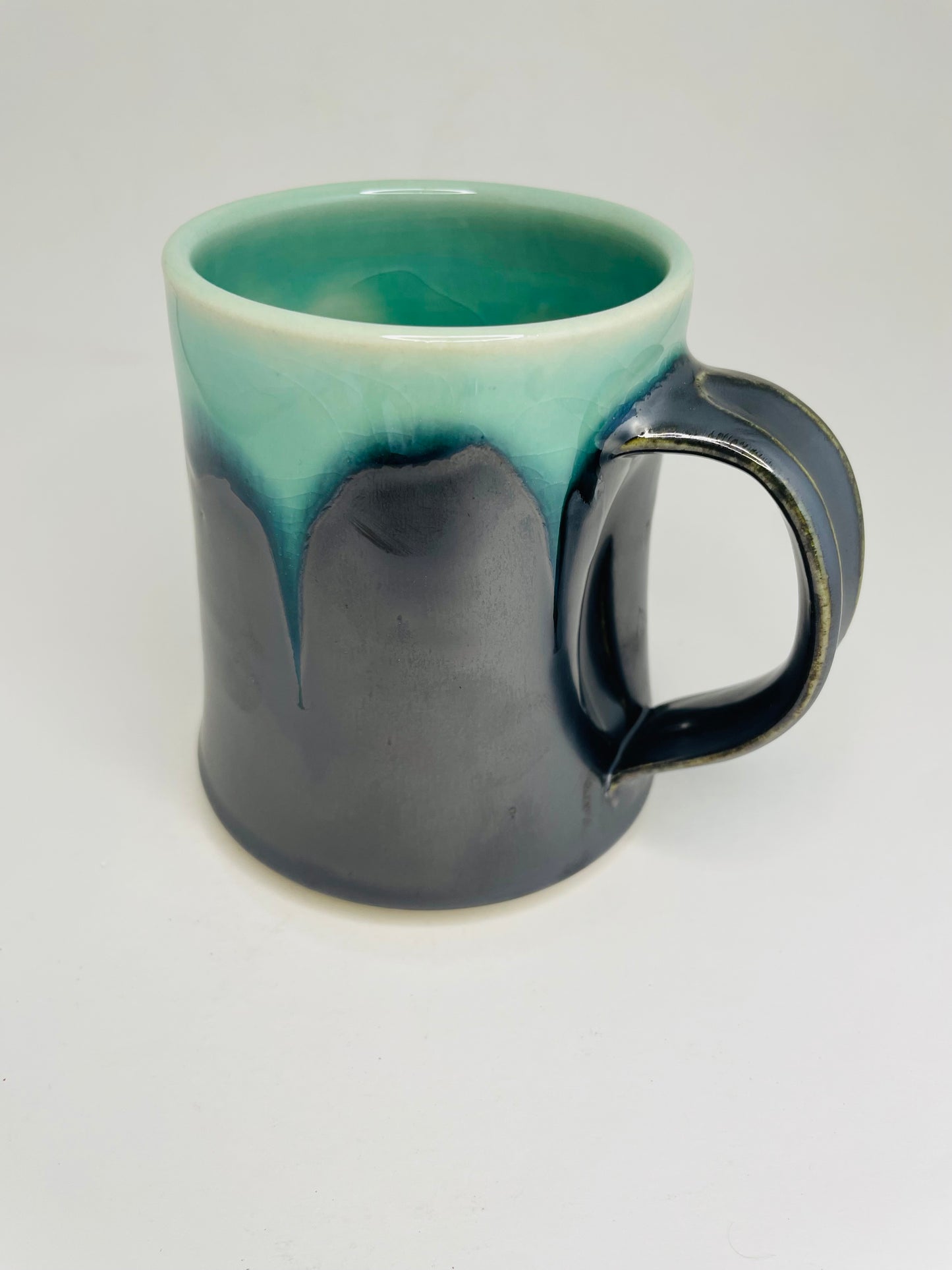 Water Over Metal Mug