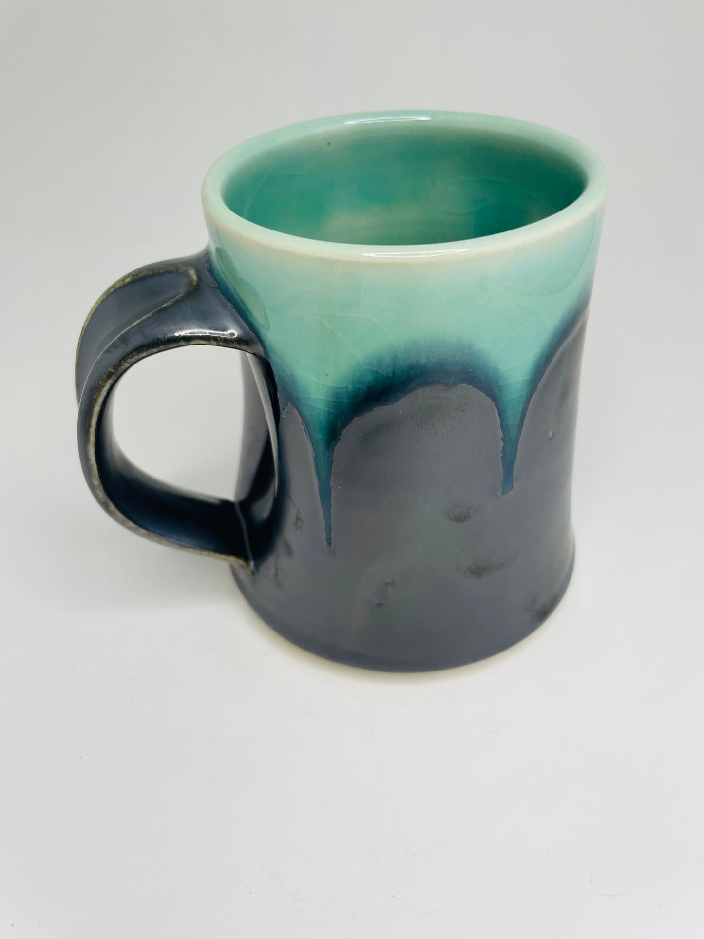 Water Over Metal Mug