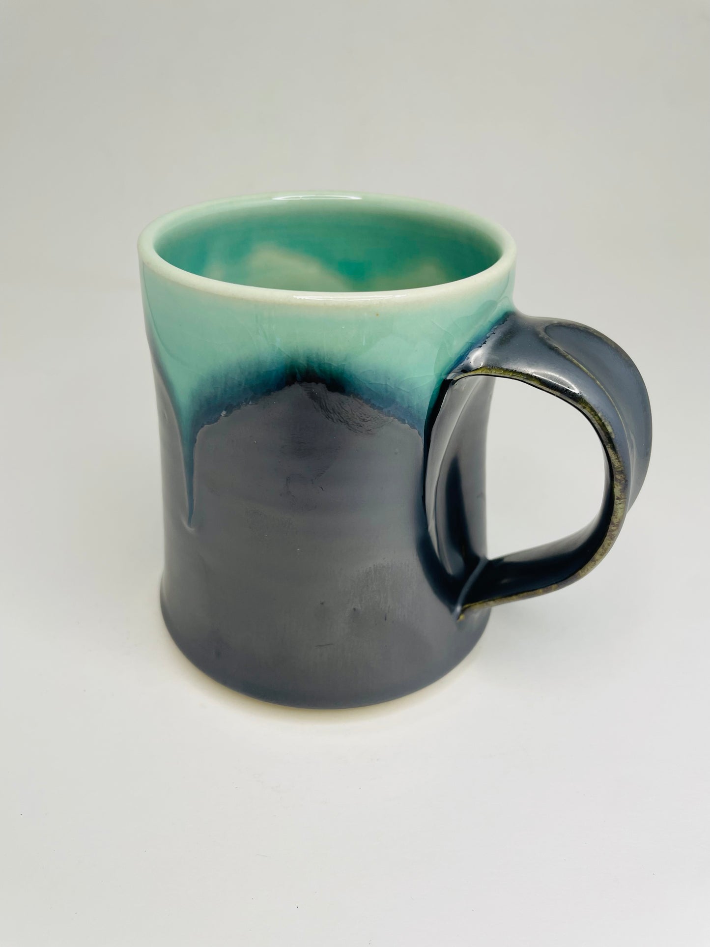 Water Over Metal Mug